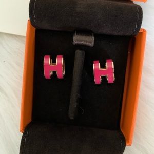 Hermes H Pop Earrings